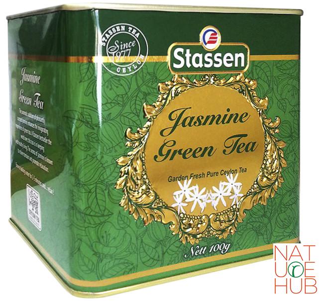 Jasmin zeleni čaj limenka, 100g, Stassen 